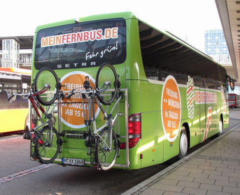 Fahrradbeförderung am Bus